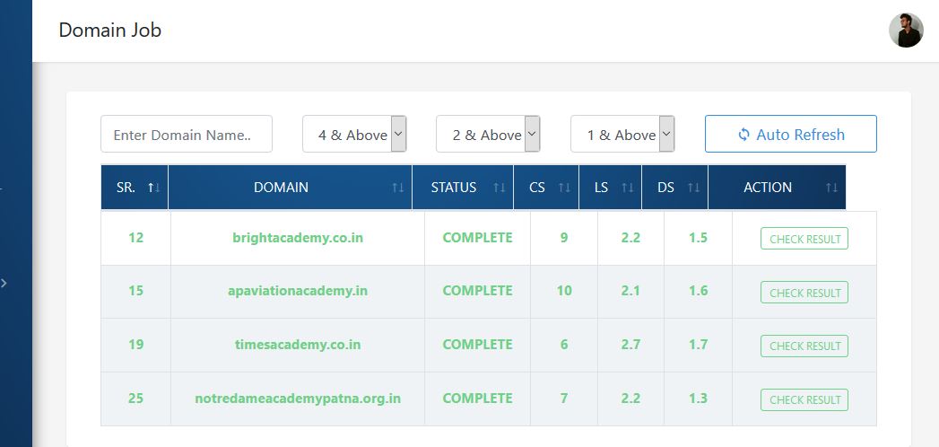 CheckDuck Bulk Domain Explorer